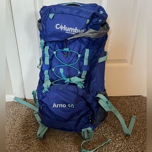 Columbus Discover Nature Arno 40 Backpacking Backpack! Like New!